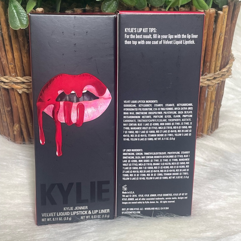 Lot 2 🆕 NIB Kylie Cosmetics PARTY GIRL Velvet Liquid Lipstick & Lip Liner Kit